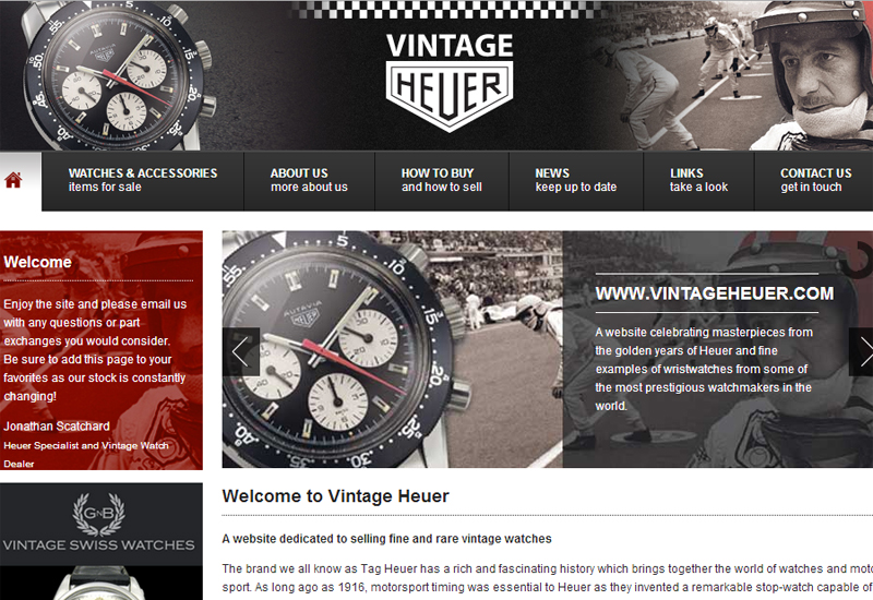 Vintage heuer homepage